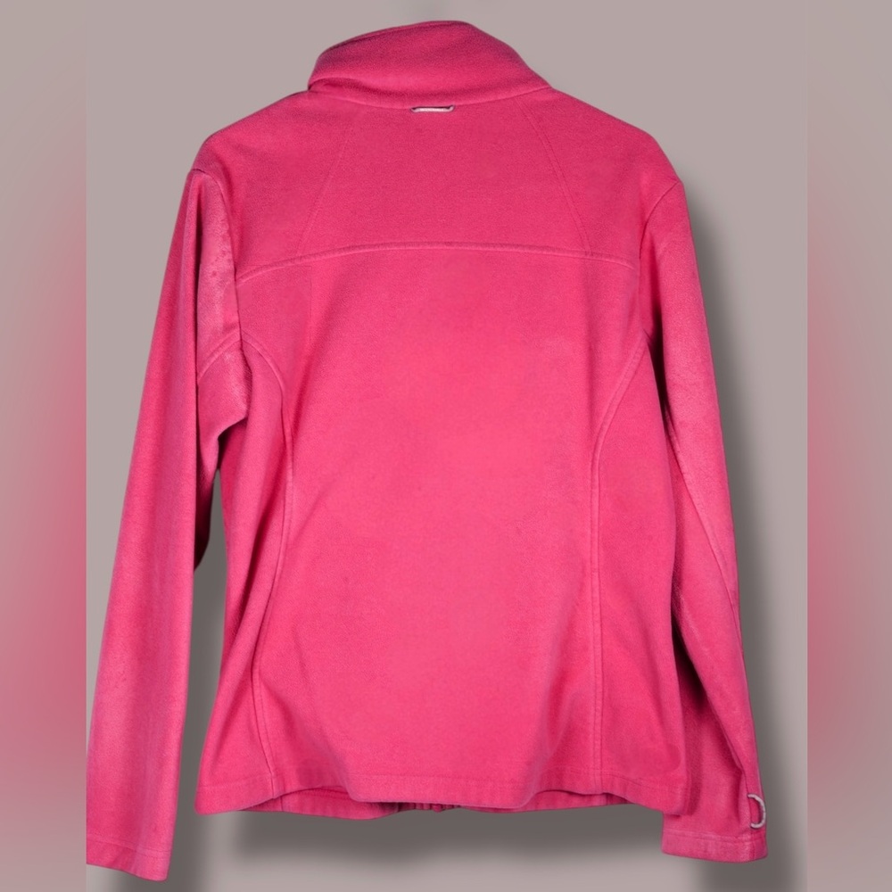 Columbia Women’s Pink Fleece Full Zip Jacket L – Style - Picture 11 of 17
